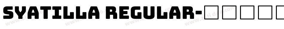 Syatilla Regular字体转换